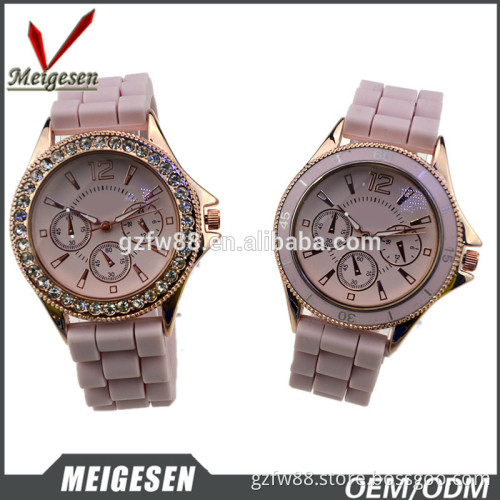 10 colorfuls bracelet cheap watches Japan quartz silicone diamond watch girl